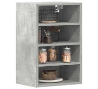 vidaXL Hanging Cabinet Riga Concrete Grey 40x29.5x60 cm Engineered Wood