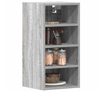 vidaXL Hanging Cabinet Riga Grey Sonoma 30x29.5x60 cm Engineered Wood
