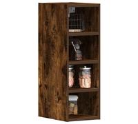 vidaXL Hanging Cabinet Riga Smoked Oak 20x29.5x60 cm Engineered Wood