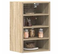 vidaXL Hanging Cabinet Riga Sonoma Oak 40x29.5x60 cm Engineered Wood, Brown