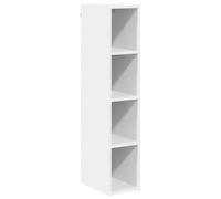vidaXL Hanging Cabinet Riga White 20 x 29.5 x 100 cm Engineered Wood, Ample Storage, Durable Kitchen Cabinet, Modern Wall-Mounted Organizers, Engineered Wood Solutions for Space Optimization