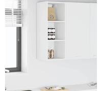 vidaXL Hanging Cabinet Riga White 30 x 29.5 x 80 cm Engineered Wood