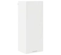 vidaXL Hanging Cabinet Riga White 40 x 31 x 100 cm Engineered Wood, Ample Storage, Durable Kitchen Cabinet, Modern Wall-Mounted Organizers, Engineered Wood Solutions for Space Optimization