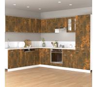 vidaXL Hanging Cabinet Smoked Oak 60x31x40 cm Engineered Wood