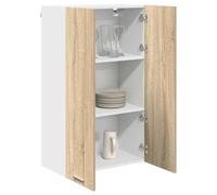 vidaXL Hanging Cabinet Sonoma Oak 60 x 31 x 100 cm Engineered Wood