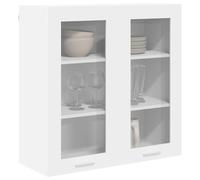 vidaXL Hanging Cabinet White 80 x 31 x 80 cm Engineered Wood