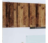 vidaXL Hanging Cabinet with Storage Old Wood and White 50 x 31 x 80 cm