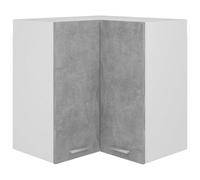 Vidaxl Hanging Corner Cabinet Concrete Grey 57X57X60 Cm Engineered Wood