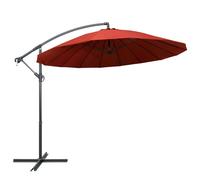 Hanging Parasol Aluminium Pole Outdoor Umbrella Canopy Garden Sunshade vidaXL