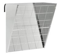 vidaXL Hanging Hay Feeder Silver 61 x 33 x 66 cm, Garden and Patio, Modern Design for Durable Outdoor Spaces, for Relaxation and Enjoyment with Environmentally Friendly Materials