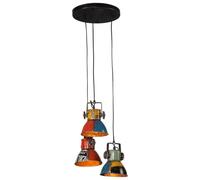 vidaXL Hanging Lamp 25 W Multicolour 30x30x100 cm E27