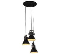 vidaXL Hanging Lamp, Pendant Light with Lampshade, Chandelier for Bedroom Living