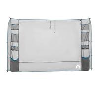 vidaXL Hanging Tent Organiser with Storage Grey 320 x 182 cm, Garden and Terrace, Modern Waterproof Fabric, Lightweight Portable Camping Organizer for Tent Gear and Outdoor Adventures