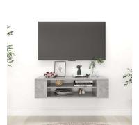 Vidaxl Hanging Tv Cabinet Concrete Grey 100X30X26.5 Cm Engineered Wood