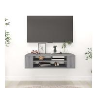 Vidaxl Hanging Tv Cabinet Grey Sonoma 100X30X26.5 Cm Engineered Wood