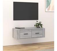 vidaXL Hanging TV Cabinet Grey Sonoma 80x36x25 cm Engineered Wood