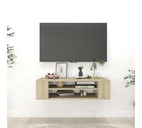 Vidaxl Hanging Tv Cabinet Sonoma Oak 100X30X26.5 Cm Engineered Wood