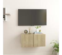 vidaXL Hanging TV Cabinet Sonoma Oak Entertainment Centre TV Stand Wall Unit