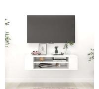 Vidaxl Hanging Tv Cabinet White 100X30X26.5 Cm Engineered Wood