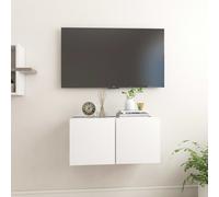 vidaXL Hanging TV Cabinet White Home Entertainment Centre TV Stand Wall Unit