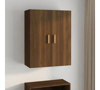 (Brown oak) vidaXL Hanging Wall Cabinet Storage Cabinet Wall Cupboard Floating Cabinet