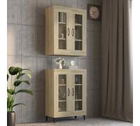 Vidaxl Hanging Wall Cabinet Sonoma Oak 69.5X34X90 Cm