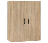 Vidaxl Hanging Cabinet Sonoma Oak 69,5X34X90 Cm Engineered Wood, Brown