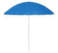 vidaXL Hawaii Beach Parasol Outdoor Umbrella Sun Shelter Canopy Sunshade Blue