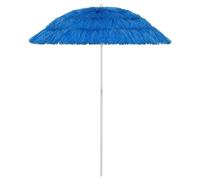 vidaXL Hawaii Beach Parasol Outdoor Umbrella Sun Shelter Canopy Sunshade Blue