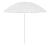 vidaXL Hawaii Beach Parasol Outdoor Umbrella Sun Shelter Patio Canopy White