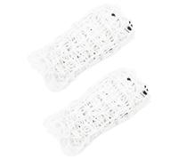 vidaXL Hay Nets Slow Feed Feeder for Horses/Ponies - Rectangular White PP, 90x60 cm, 2 pcs