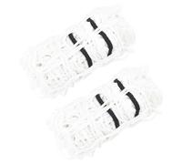 Hay Nets Slow Feed Feeder for Horse Bag 2 pcs Round White PP vidaXL