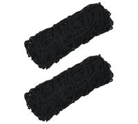 vidaXL Hay Nets Slow Feeder for Horse 2 pcs - Feeding Slow Down, Reduce Waste, Durable PP 200x120cm Black