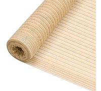 vidaXL HDPE Privacy Net Beige 1.2x50 m - Garden/Patio/Balcony Screen Windbreak