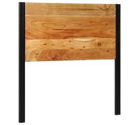 vidaXL Headboard 100 cm Solid Wood Acacia and Iron