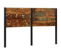 Headboard 160 cm Solid Wood Reclaimed and Iron