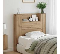 vidaXL Headboard Artisan Oak 100 x 15 x 103.5 cm Engineered Wood