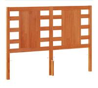 vidaXL Headboard Wax Brown 135 cm Solid Wood Pine