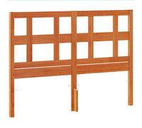 vidaXL Headboard Wax Brown 135 cm Solid Wood Pine