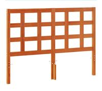 vidaXL Headboard Wax Brown 135 cm Solid Wood Pine