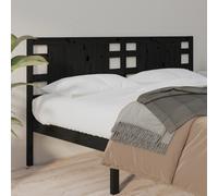 (black, 206 x 4 x 100 cm) vidaXL Headboard Bedroom Bed Headboard Decorative Bed Header Solid Wood Pine
