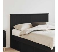 vidaXL Headboard Black Oak 120 cm Engineered wood