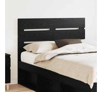 vidaXL Headboard Black Oak 120 cm Engineered Wood