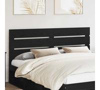 vidaXL Headboard Black Oak 160 cm Engineered Wood