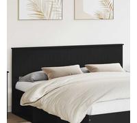 vidaXL Headboard Black Oak 180 cm Engineered wood