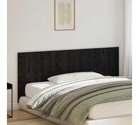 vidaXL Headboard Black Oak 200 x 1.5 x 80 cm Engineered Wood