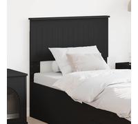 vidaXL Headboard with Headboard Black Oak 80 cm Engineered wood, Bedroom Headboard, Modern Style, Rectangular Design, Minimalist Furniture, Durable Engineered Wood, Easy Assembly Piece