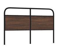 Headboard Bed Header Bedroom Bed Headboard Steel and Engineered Wood vidaXL