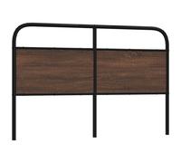 Headboard Bed Header Bedroom Bed Headboard Steel and Engineered Wood vidaXL