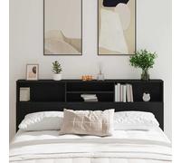 Headboard Cabinet Bedroom Bookcase Headboard Furniture Multi Colours vidaXL